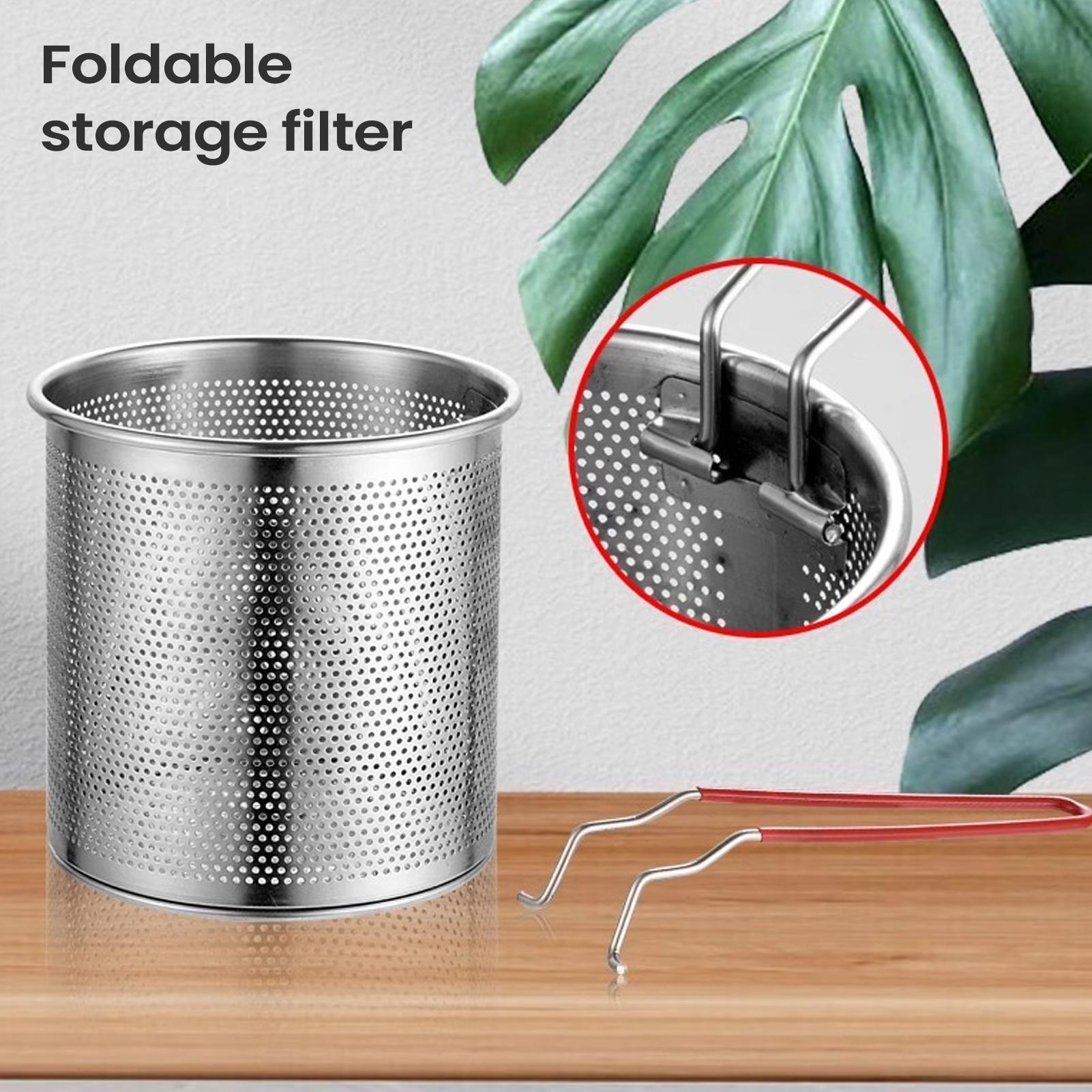 

stainless steel fryer with French fries and chicken wings household small oil pot with filter screen kitchen Cooking Tools CN