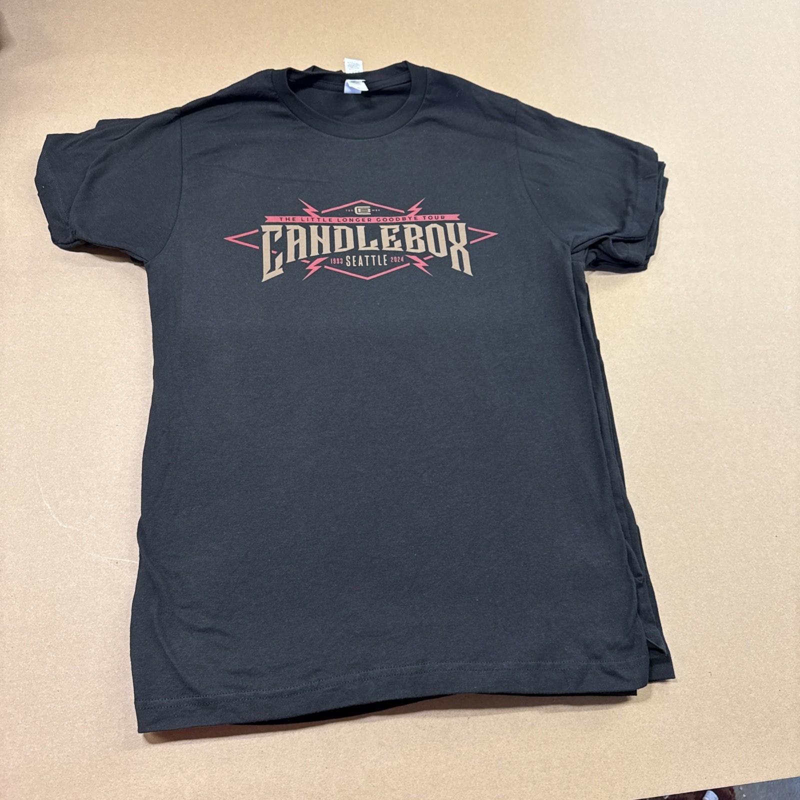 Candlebox T-Shirt 2024 Seattle Rock Band Concert Tour Tee Sz S 2 Sided XXL