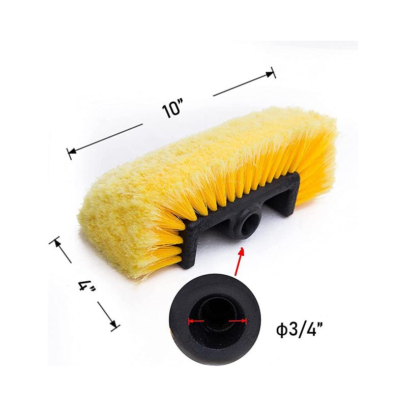 Abnehmbare Autobürste, weiche Borsten, Autobürste mit abnehmbarem Griff, Ein-/Ausschalter, kratzfreier Fahrzeugreiniger für enge Autos