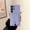 Card Bag Slot Holder Wallet Phone Case for Samsung Galaxy S26 S25 Ultra S24 Plus S23 FE A56 A36 A06 A16 A07 A17 Silicone Cover