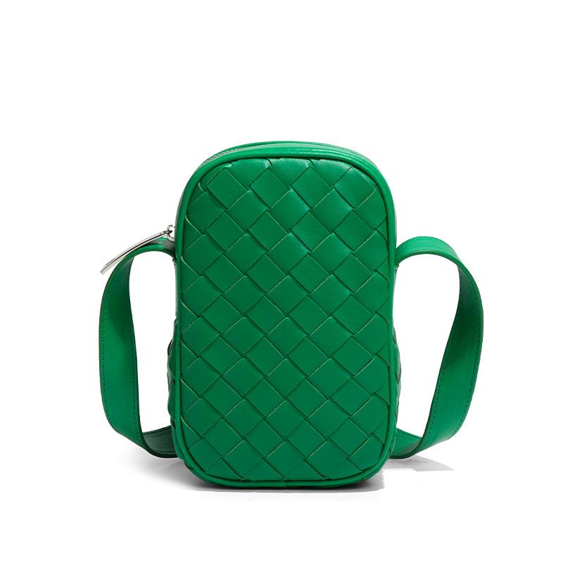 

Летняя вертикальная сумка для телефона, плетеная сумка на одно плечо, мини-сумка, многофункциональная сумка кроссбоди