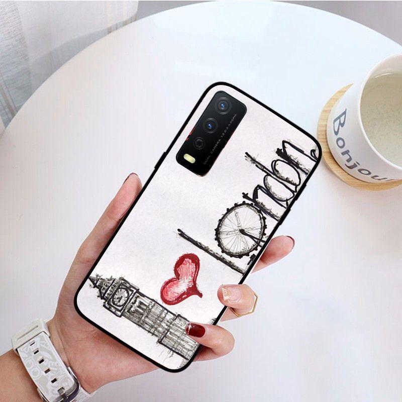 London Bus funda Handyhülle Für vivo Y31 Y30 Y33S Y11S Y12S Y17 Y20 Y20S Y21 Y21S Y1S Y53S Y15 Y19 Y91C V23 5G Hüllen coque