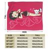 Soft Blanket Travel Office B-Bettys Boops Merry Christmas Throw Blanket  Flannel Bedspread For Couch Chair Novelty Sofa Bed