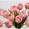 Silk Artificial Tulip Bouquet DIY Flower Floral Arrangement Fake Flower Realistic Artificial Flowers Bridesmaids Accessories