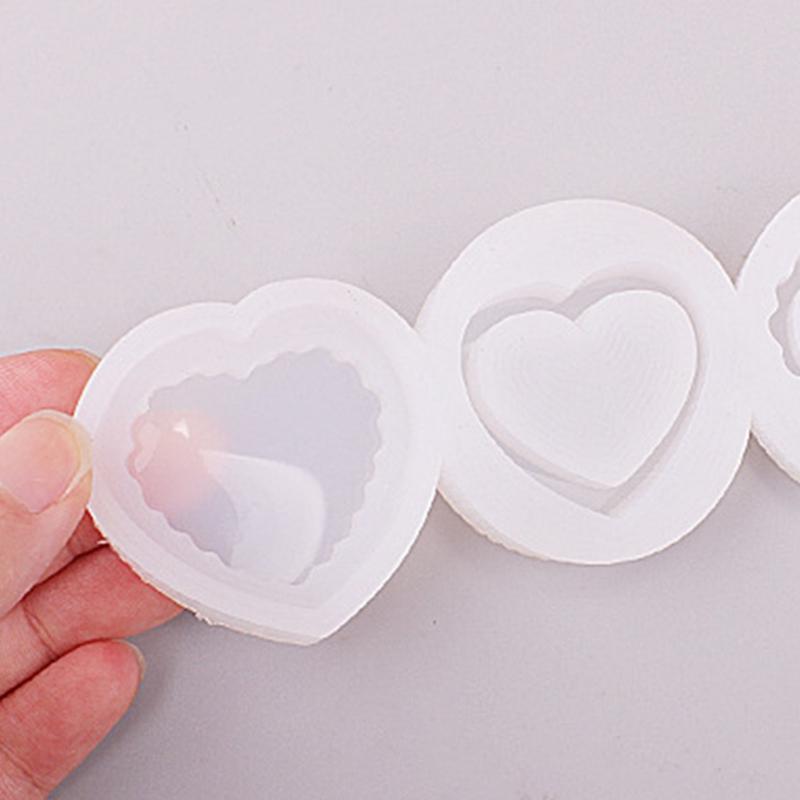 Love for Creative Quicksand Mold for Making Delicate Keychain Pendants Crafts Ornaments for Decoration Non-toxic Safe