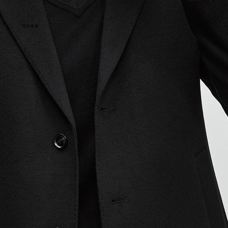 EMZ Men's Winter Detachable Liner Wool Overcoat 9E7528612