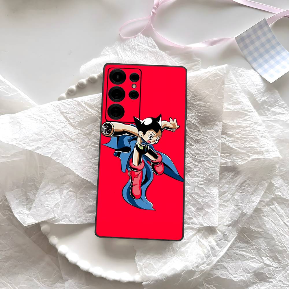 Astro Boy Cartoon Phone Case For Samsung S 24 fe 25 Ultra plus 20 lite 21 30 22 23 24 22 Ultra 5G Fundas