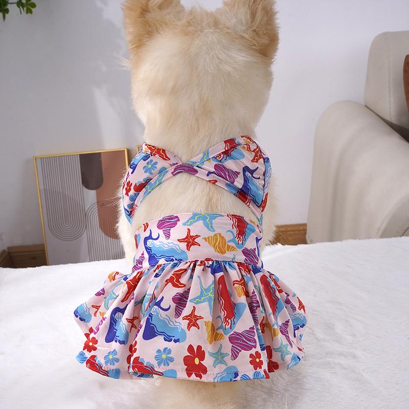 Sexy Puppy Dog Cat Bikini Swimsuit Set for Small Dogs Summer Beach Pet Swimwear Skrit Dresses Chihuahua mascotas Clothes Costume