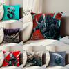 Cool Anime K-Kaiju No.8 Pillow Case Anti-dustmite Pillowcase Invisible Zipper Silky Short Plush Sofa Cushion Cover