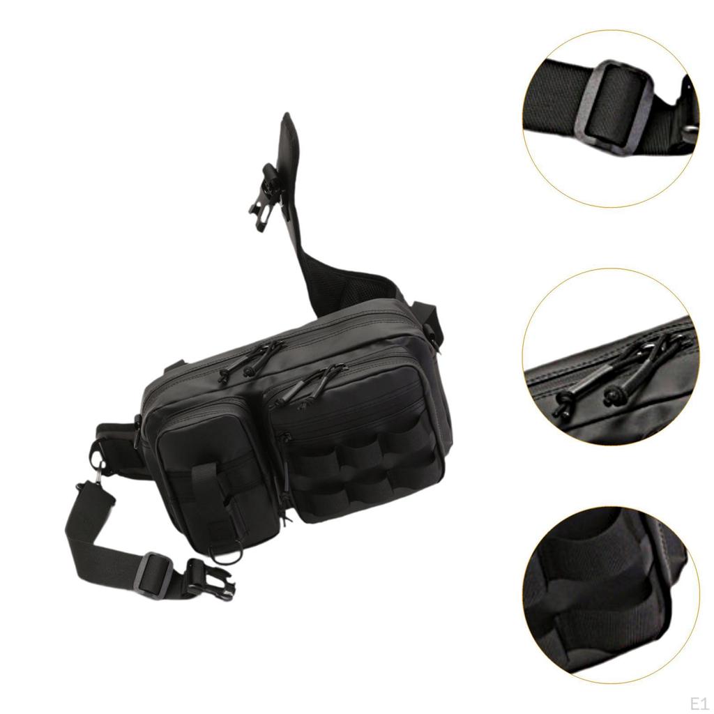 Fishing Tackle Bag Chest Pack Carry Case Storage Lure Gears for