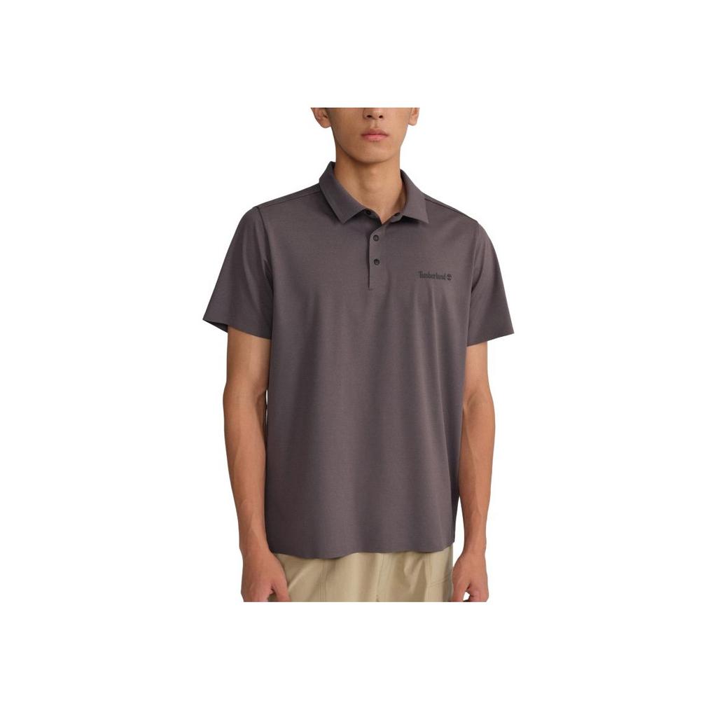 Timberland Outdoor Quick-Dry Casual Breathable Loose Short Sleeve Polo Shirt Men Polo Shirts Rust A5NXG-J55