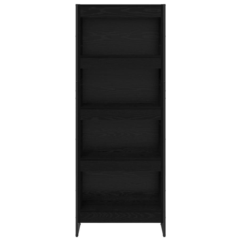 Bookshelf Black Oak Effect 60 x 30 x 155 cm Particleboard
