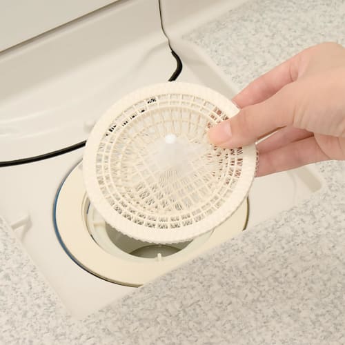 Daicel Miraizu Hair Net for Drains, 30 Sheets x 3 Packs, Approx. 7 x 7 x 17.3 cm, Securely Captures Hair and Debris