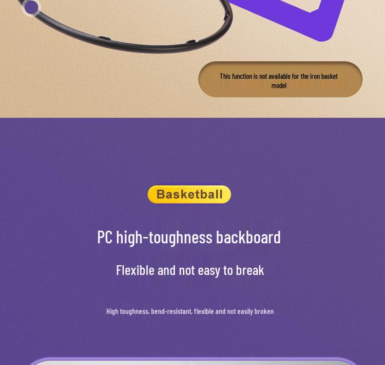 Foldable Wall-Mounted Indoor Basketball Hoop for Kids - Dunkable, Punch-Free Design