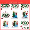 Enfeite de Árvore de Natal 2020 Quarentena Família Natal Decoração Lockdown Para Espírito Festivo Único