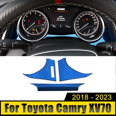 Pre Toyota Camry XV70 2018-2022 2023 Nerezový Krúžok na Rámik Displeja Palubnej Dosky Auta Kryt Budíka Rýchlomera Ozdobná Nálepka Príslušenstvo