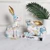 Easter Rabbit Garden Statue for Thanksgiving Day Micro Landscape Decoration Gift