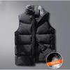 Men's Winter Down Vest: Warm, Versatile, Trendy, Loose-Fit Plus Size Waistcoat