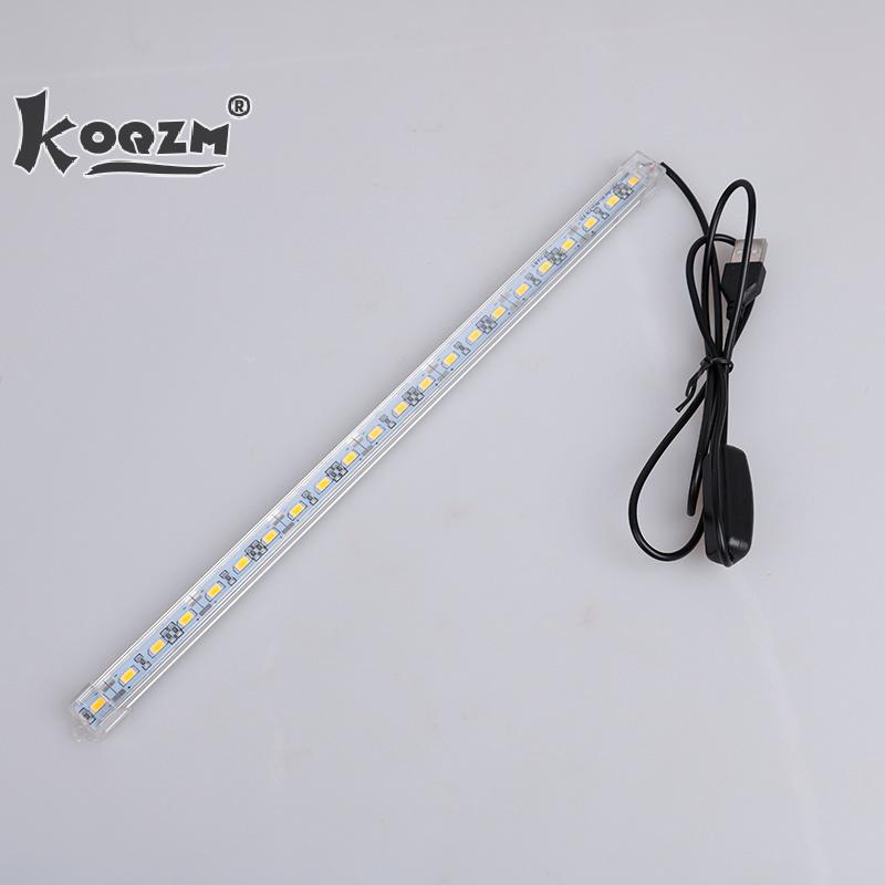 USB Powered LED Rigid Strip DC 5V SMD5630 5630 Warm and Cool White Tube Light