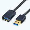 DTECH 6ft USB 3.0 Extension Cable Type A Male to Female Port Cord with Gold Plated Connector (Black, 6 Feet)