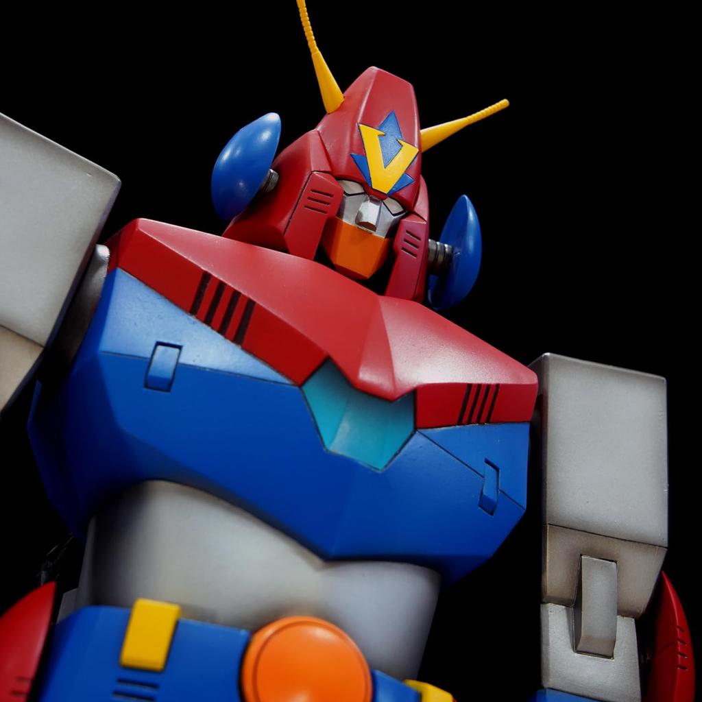 Chodenji Robo Combattler V Kit Mega Vinyle Souple Édition Réédition Environ 50 cm de Haut Vinyle Souple Kit d'Assemblage Non Peint Non Échelle