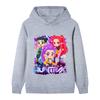 Autumn Winter Huntrx Anime Character Printed Hoodies Casual Warm Sports Long Sleeved Children's Boy and Girl Kids Unisex Hooded Sweatshirts