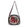 This Crossbody Bag Is A Single-shoulder Dual-purpose Small Bag with Embroidered Gold Thread Patterns and Ethnic Style