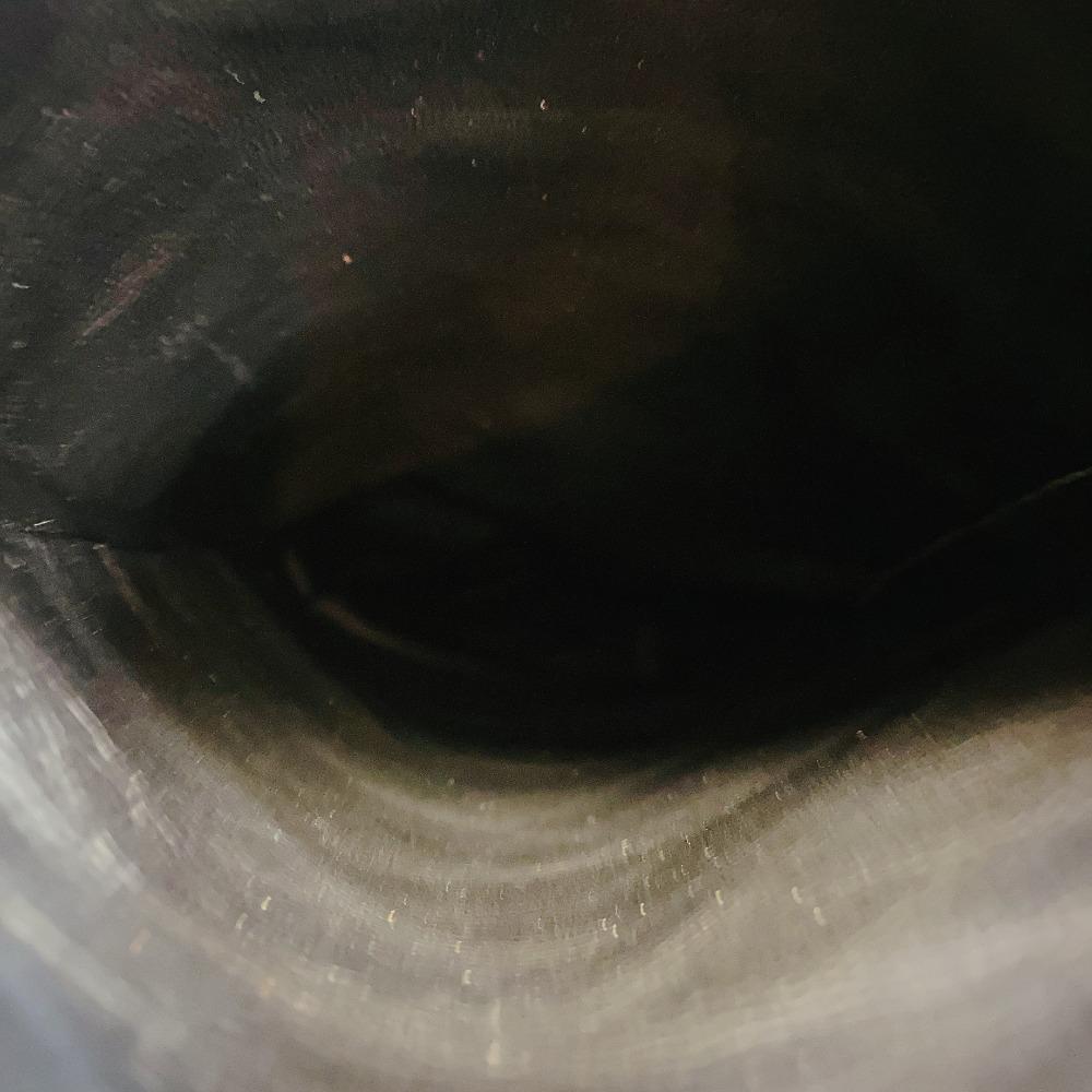 Chanel Botas de cano alto G25325 COCO Marca Bicolore botas de couro couro preto Usado