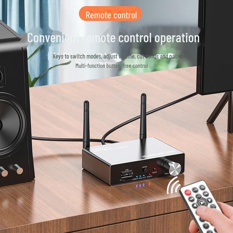 Bluetooth Audio Adapter mit optischem und koaxialem Wandler für analoge und digitale Verstärker