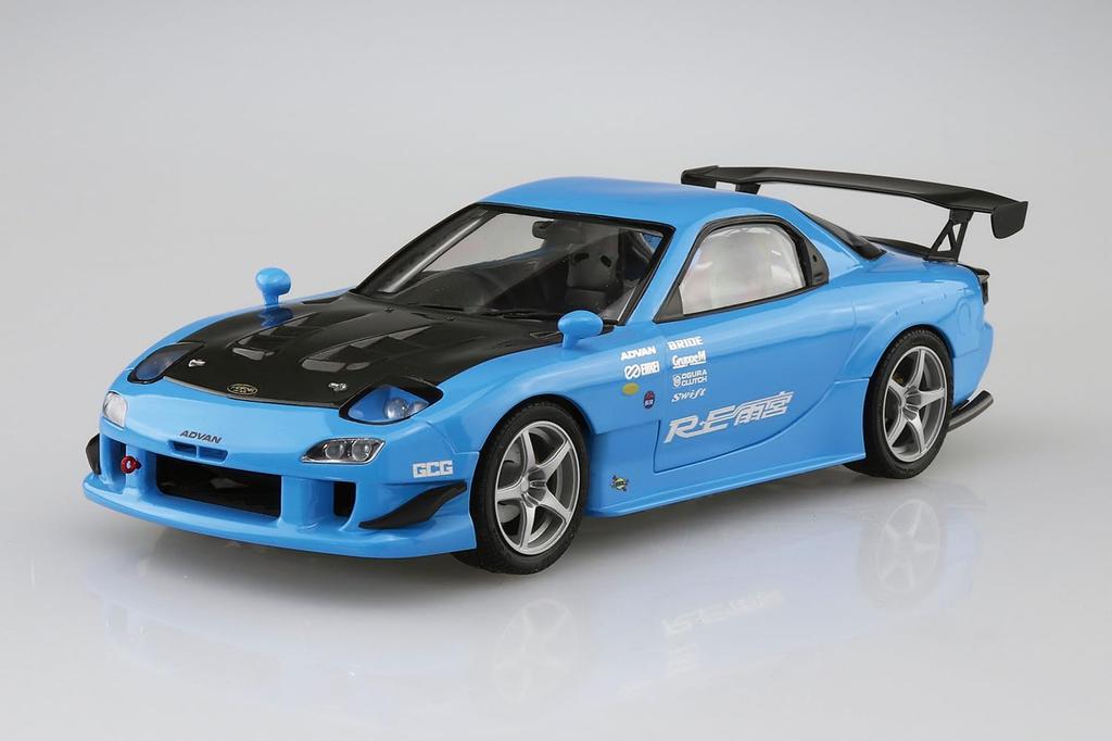 Aoshima Bunka Kyozai The Tuned Car RE Amemiya FD3S Scale Plastic Model (AOSHIMA) RX-7 '99 (Mazda) 1/24