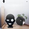 Small Night Light with Prisoner, Black Clothes People, Household Desktop Decoration, Creative Bedside Atmosphere Lamp Decoration