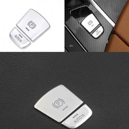 For BMW X3 G01 X4 ABS Silver Console Electronic Handbrake 2018- Button Decor