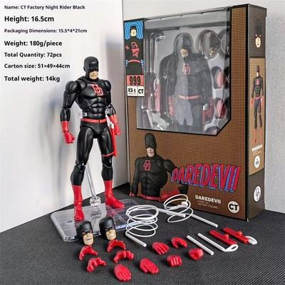 Anime Mafex 223 Comic Version Daredevil Black Articulated Action Figures Collectible Model Statue Toy Desktop Ornament Boy Gifts