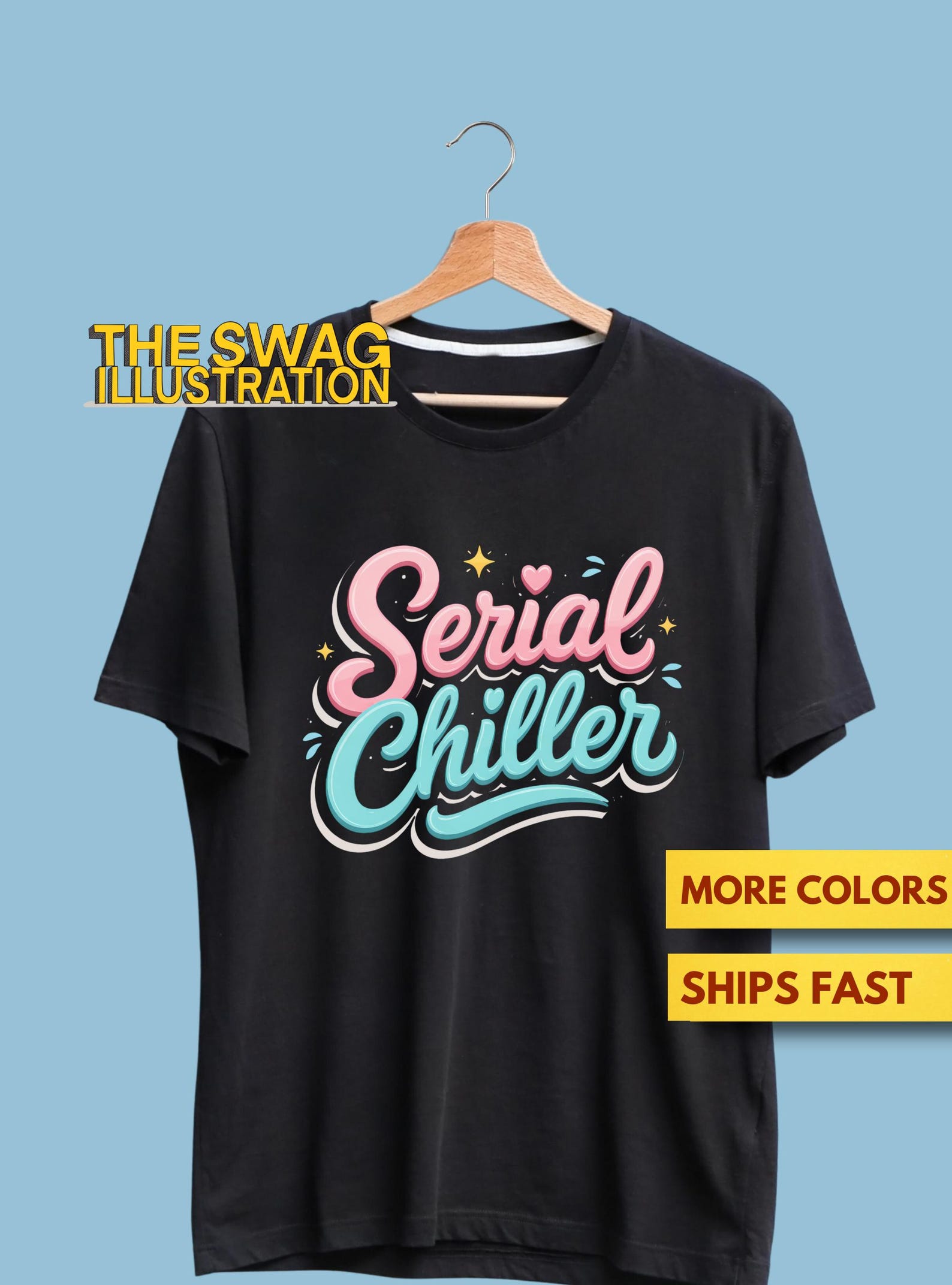Serial Chiller Shirt, Serial Killer Pun Shirt, Binge Watcher Shirt, Binge Eater Shirt, Netflix N Chill GifT shirt, Punny Gift Ultra Soft Tee S