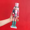 38CM Nutcracker Sparkling Christmas Tree-themed Puppets Handcrafted Decoration Christmas New Year Holiday Decoration Gift