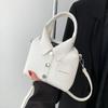 PU Square Compact Shoulder and Crossbody Bags Zipper Unique Design High Quality Hand Bags for Women  Designer Style Bolso