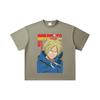 260 GSM Double Yarn 32 Count 100% Cotton Sakamoto Days V8 Shin Print Unisex Heavy Cotton T Shirt