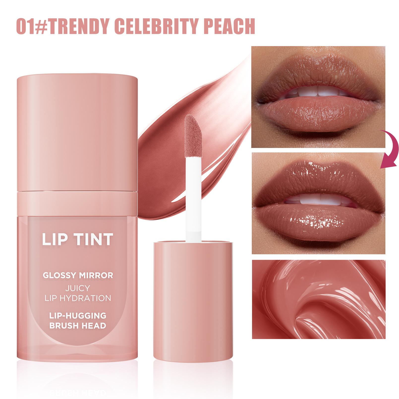 Hydrating Juice Lip Gloss, Makeup Color Development, Water Light Mirror Moisturizing Lip Glaze 5ml