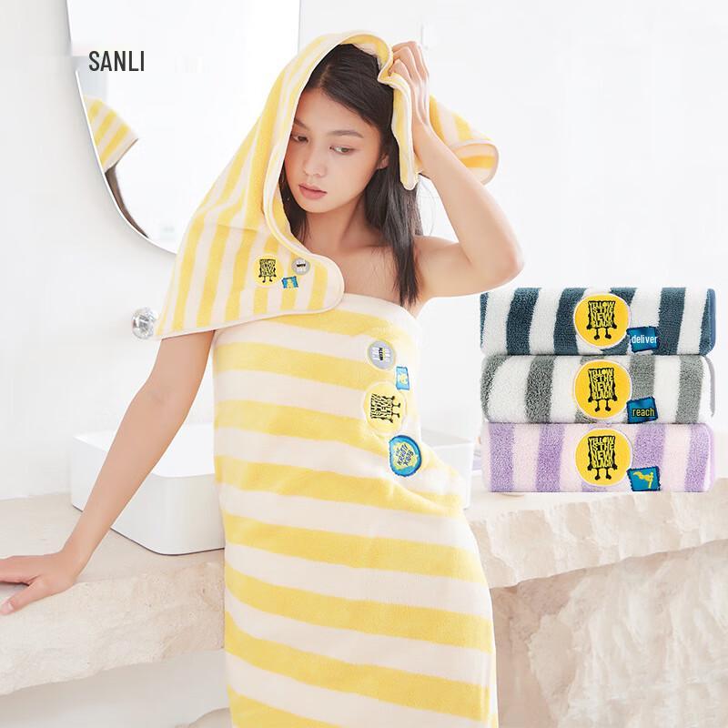 Sanli SpongeBob Coral Fleece Face Towel