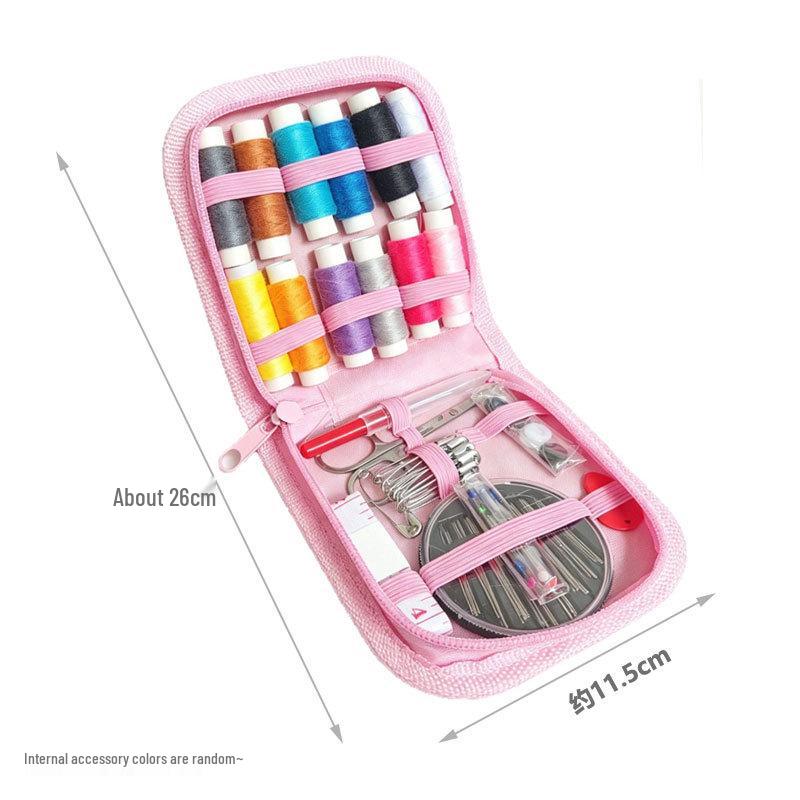Portable Needle and Thread Kit - Home DIY Sewing Tool Set, Household Sewing Box