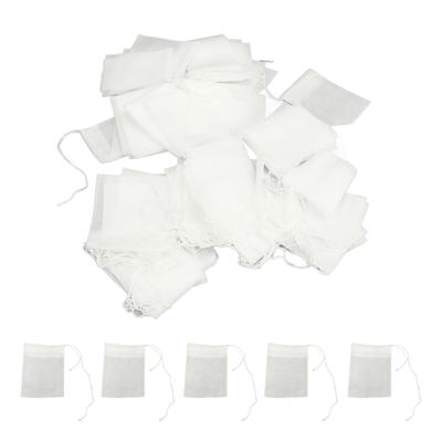 500 PCS Sacos de Filtros de Chá com Cordão Tecido Não Tecido Saco Infusor de Chá para Chá de Folhas Soltas