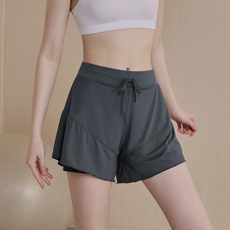 Plus Size Women's Quick-Dry Yoga Sports Set - Summer Loose Gym Shorts