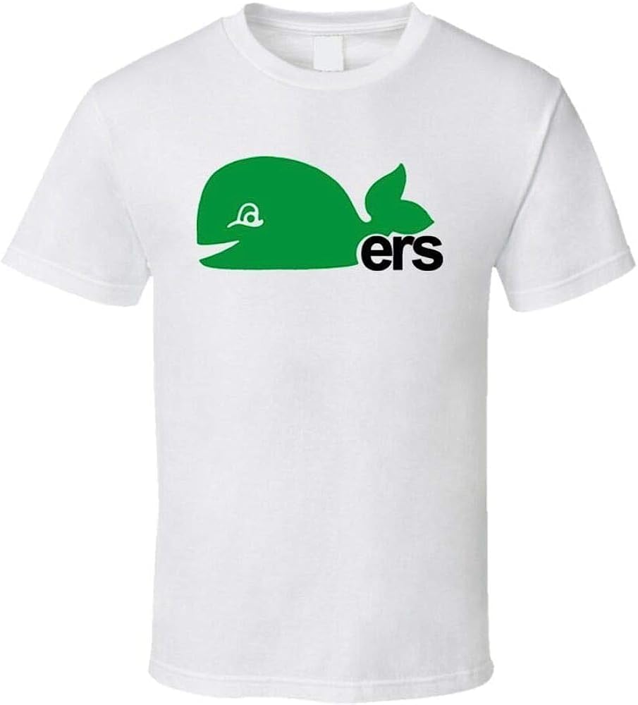 Hartford New England Whalers Hockey Retro Logo T Shirt Mens XS белый