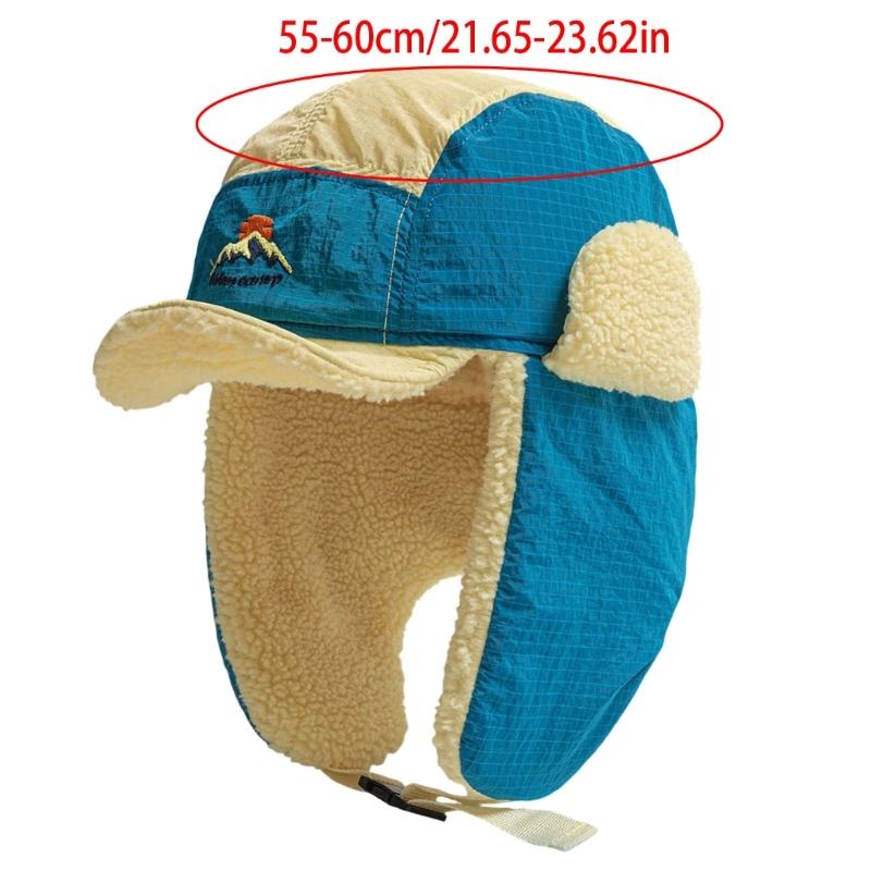 Ushanka Hat Trapper Hat Stylish Cap for Outdoor Thicken Hat Ushanka Hat Cold Weather Insulated Outdoor for Skiing