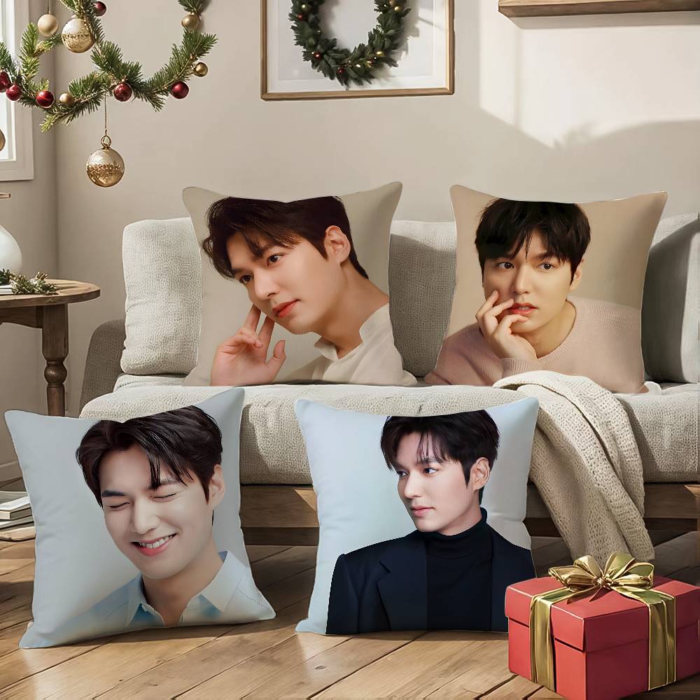 Handsome Star L-Lee Min-ho-MT Popular Pillow Case Comfort Sofa Bed Silky Elegant Invisible Zipper Decorative Cushion Cover