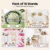 10Pcs Clear Acrylic Flower Stand, 6.6lbs Load-Bearing Wedding Centerpiece Holder for Floral Arrangement Party Decoration