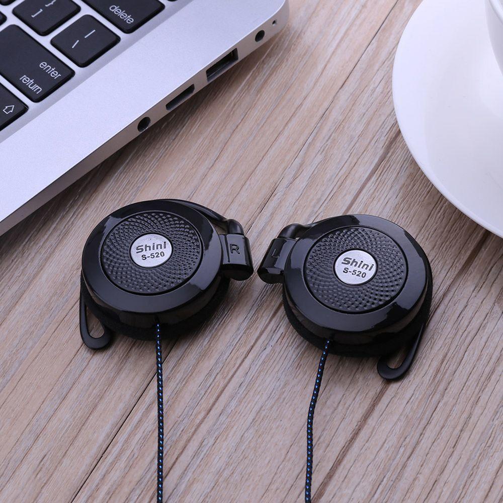 Stereo Ear Hanging Wired Headphones Ear Hanging 3.5mm Stereo Ear Hook  MP4