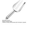 Stainless Steel Multi-Use Shovel Heavy-Duty Ice Food Pet Food Shovel Rust-Resistant & Easy-Clean Kitchen Shovel for Kitchen BBQ Pet Feeding