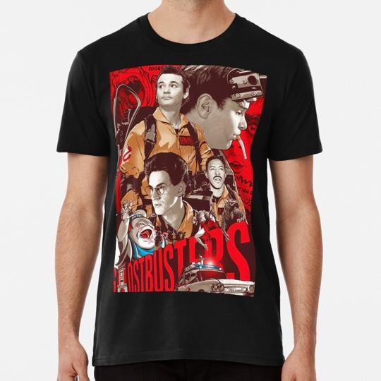 Ghostbuster Red Poster T-Shirt XXXXL