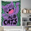 Creative Funny Cat Tapestry Office Living Room Decoration Home Wall Tapestry